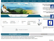 Tablet Screenshot of bieszczadynoclegi.eu