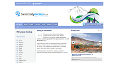 Desktop Screenshot of bieszczadynoclegi.com.pl